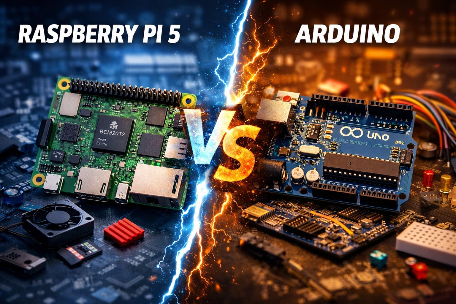 Raspberry Pi 5 vs Arduino